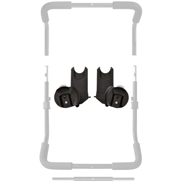 Baby Jogger Adapter City Select 2 Für Cybex/Maxi Cosi/BeSafe Schwarz
