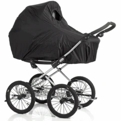 BabyDan Regenschutz Für Kinderwagen Schwarz