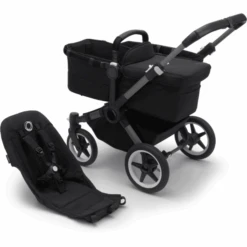 Bugaboo Kombikinderwagen Donkey 5 Base Graphite/Mignight Black