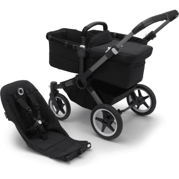 Bugaboo Kombikinderwagen Donkey 5 Base Graphite/Mignight Black