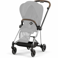 Cybex PLATINUM New Mios Gestell Chrome Brown Inklusive Lux Sitzrahmen