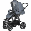 Hartan Kinderwagen Racer GTS Mit Handbremse Casual Collection Hearts (914) Gestellfarbe Platin