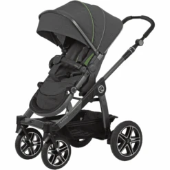Hartan Kinderwagen Racer GTX Mit Handbremse Birdy (204) Gestellfarbe Platin