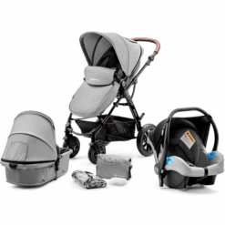 Kinderkraft Kombikinderwagen 3 In 1 Moov Grey