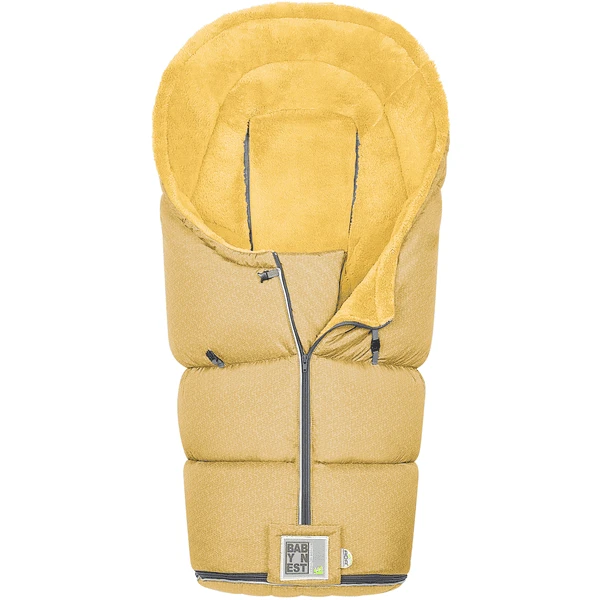 Odenwälder Fußsack Lo-Go Fashion Modern Graphic Mustard